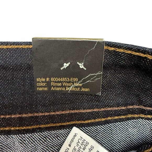 Nine West Jeans Arianna Bootcut Size 6 Waist Rinse Wash Stretch - Picture 5 of 14